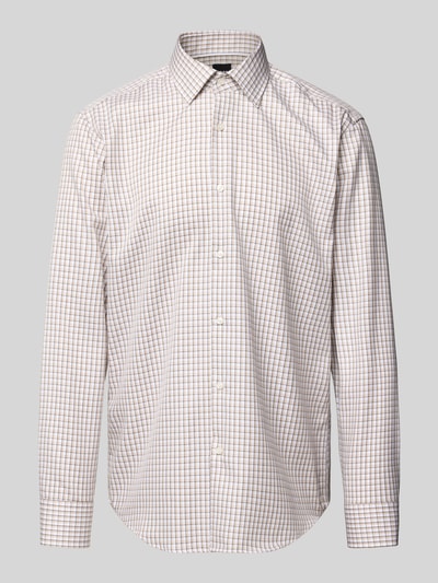 BOSS Regular fit zakelijk overhemd van puur katoen, model 'JOE' Zand - 2