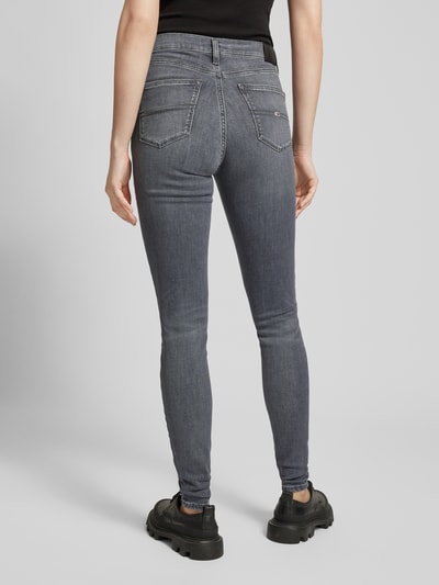 Tommy Jeans Skinny Fit Jeans im 5-Pocket-Design Modell 'NORA' Anthrazit 5