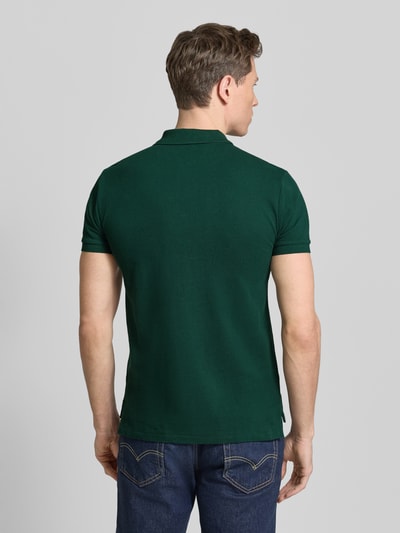 Polo Ralph Lauren Slim Fit Poloshirt aus reiner Baumwolle Dunkelgruen 5