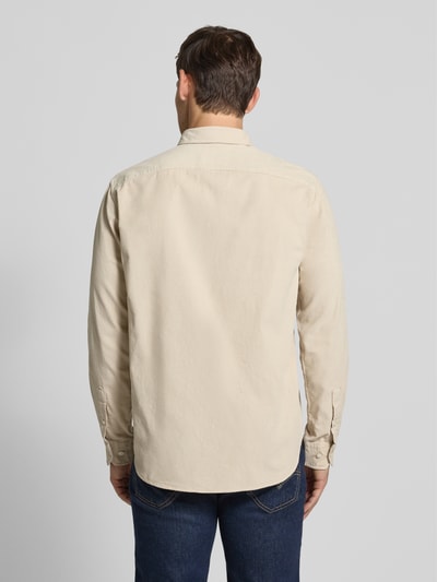 SELECTED HOMME Koszula sztruksowa o kroju regular fit z czystej bawełny model ‘DANNI’ Złamany biały 5