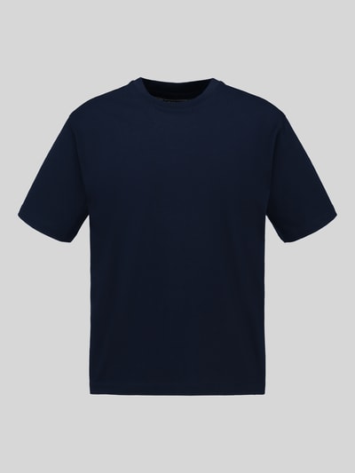 Produktfoto, Regular Fit T-Shirt aus reiner Baumwolle von MCNEAL in Dunkelblau, Rundhalsausschnitt, kurzärmelig, Herren T-Shirt, glatte Textur