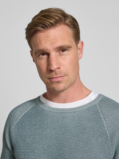 Drykorn Gebreide pullover met ronde hals, model 'TITZIAN' Mintgroen - 3