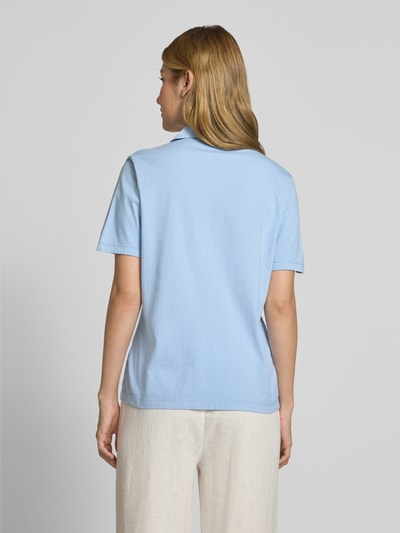 s.Oliver RED LABEL Regular Fit Jersey-Polo aus reiner Baumwolle Bleu 5