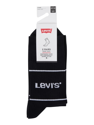 Levi's® Socken mit Label-Detail im 2er-Pack Black 2