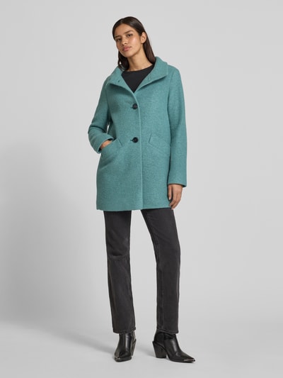 Fuchs Schmitt Lange jas met opstaande kraag en steekzakken Lichtblauw - 1