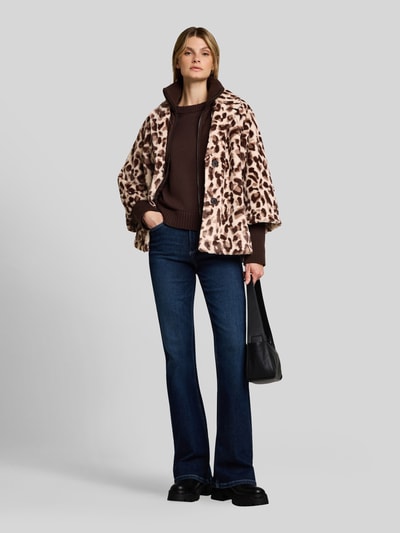 Tom Tailor Regular fit teddyjack met lange mouwen Beige - 1