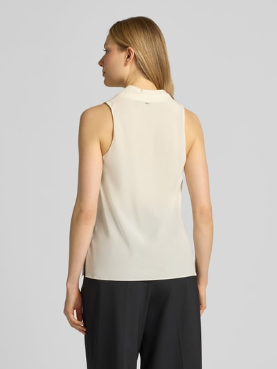 BOSS Top w stylu bluzki o kroju regular fit z czystego jedwabiu model 'BOLARU' Złamany biały 5