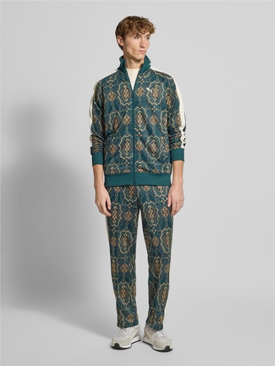 PUMA PERFORMANCE Relaxed fit sweatpants met elastische band Donkergroen - 1