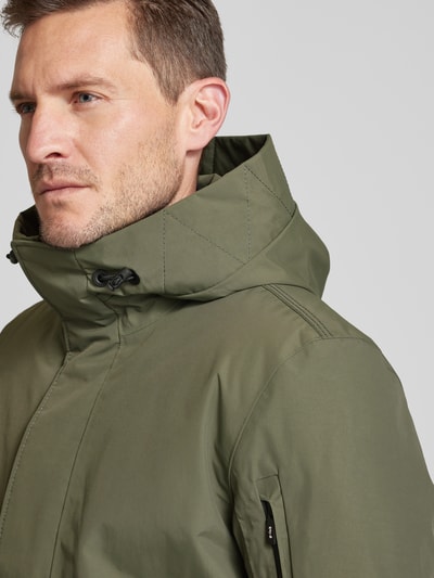 G-LAB Parka met steekzakken, model 'TRACER' Olijfgroen gemêleerd - 3