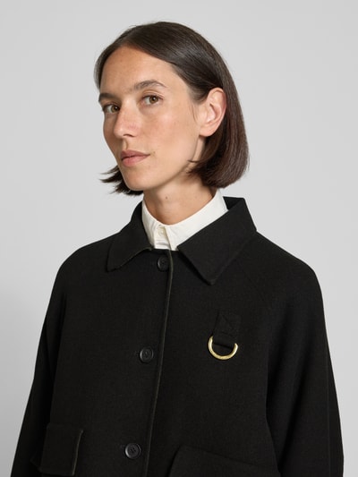 Barbour Regular Fit Overshirt aus Woll-Mix Modell 'LEONIE' Black 3