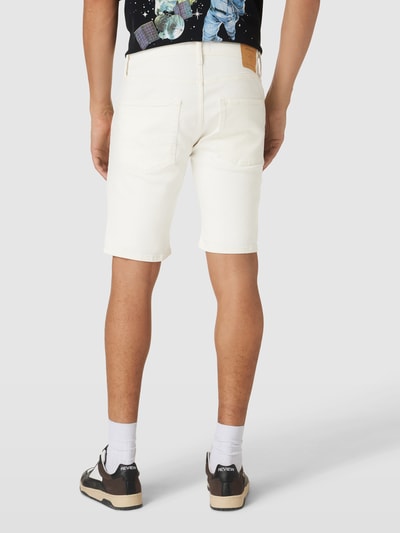 Jack & Jones Loose Fit Jeansshorts aus Baumwolle Modell 'IRICK' Weiss 5