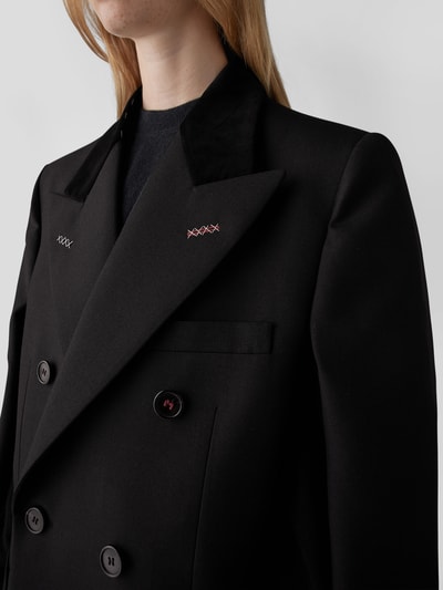 Maison Margiela Mantel mit Reverskragen  Schwarz 3