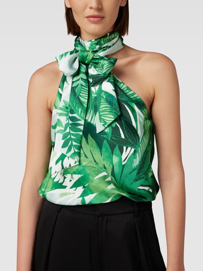 Lauren Ralph Lauren Crop Top mit floralem Allover-Muster Gruen 3