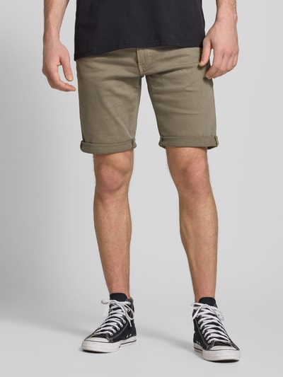 G-Star Raw Slim Fit Jeansshorts im 5-Pocket-Design Hellgrau 4