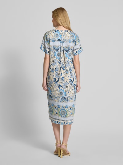 FREE/QUENT Tunikakleid mit Kappärmeln Modell 'Lisa' Hellblau 5