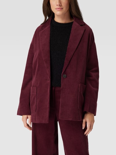 Christian Berg Woman Blazer in Ripp-Optik Bordeaux 4