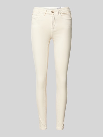 Vero Moda Skinny Fit Jeans mit Baumwoll-Anteil Modell 'FLASH' Offwhite 2