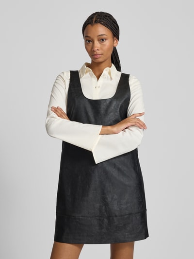 Only Oversized mini-jurk zonder mouwen, model 'JOSIE' Zwart - 4