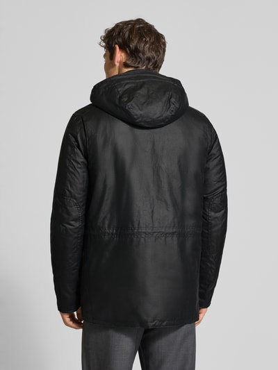 Barbour Regular gewaxt jack van puur katoen Marineblauw - 5