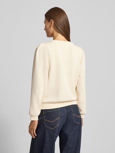 s.Oliver RED LABEL Regular Fit Sweatshirt aus Modal-Mix Offwhite 5