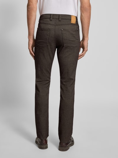 bugatti Regular Fit Hose mit Viskose-Anteil Modell 'Cordoba' Hellbraun 5