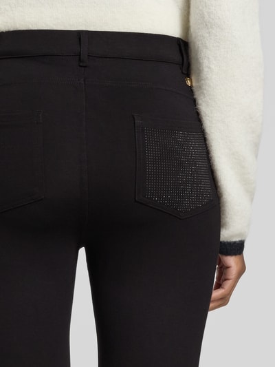 LIU JO SPORT Skinny Fit Jeans mit Eingrifftaschen Black 3