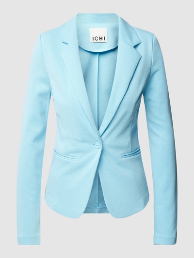 ICHI Blazer mit Reverskragen und Strukturmuster Modell 'KATE' Hellblau 2