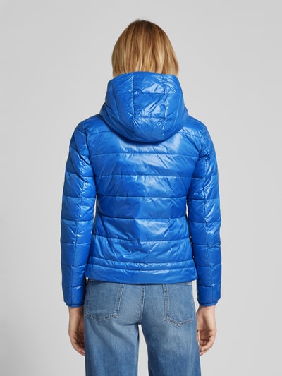 Blauer Usa Steppjacke mit Zweiwege-Reißverschluss Blau 5