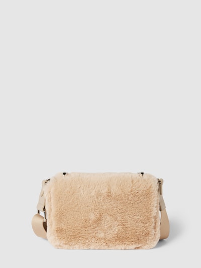 Seidenfelt Handtasche mit Klickverschluss Modell 'Fluffy' Sand 5