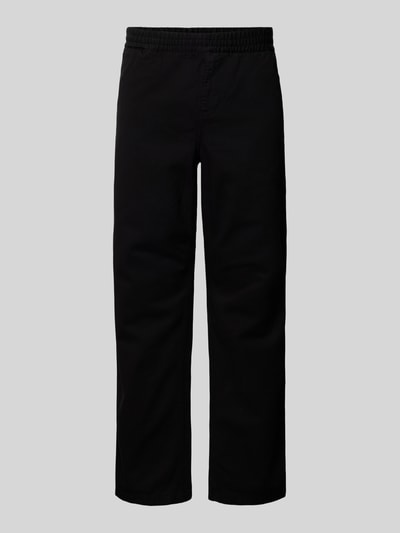 Carhartt Work In Progress Regular Fit Hose mit seitlichen Eingrifftaschen Modell 'FLINT' Black 1