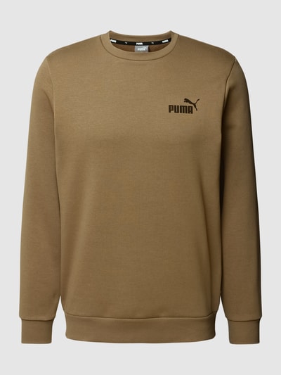 PUMA PERFORMANCE Sweatshirt mit Label-Print Mittelbraun 2