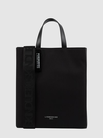 LIEBESKIND BERLIN Tote Bag aus Baumwolle Modell 'Paper Bag'  Black 2