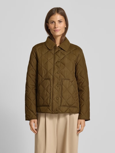 Christian Berg Woman Selection Steppjacke mit Strukturmuster Oliv 4