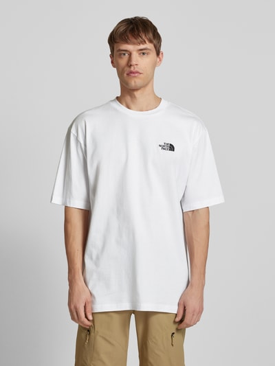 The North Face T-shirt z wyhaftowanym logo Biały 4