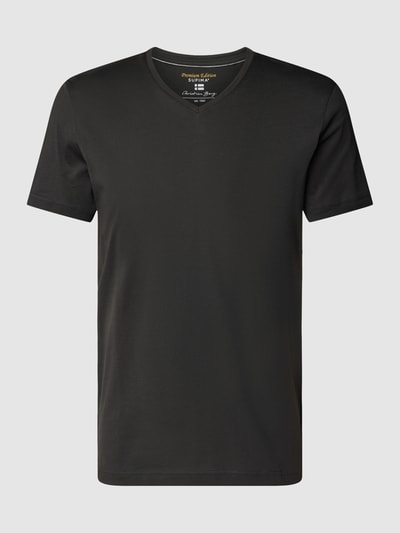 Christian Berg Men T-shirt met V-hals Antraciet - 2