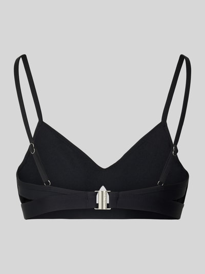 Seafolly Góra bikini z regulowanymi ramiączkami Czarny 3