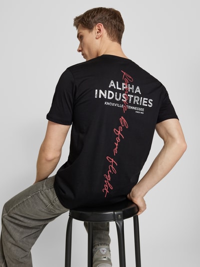 Alpha Industries T-shirt met logoprint  - 3