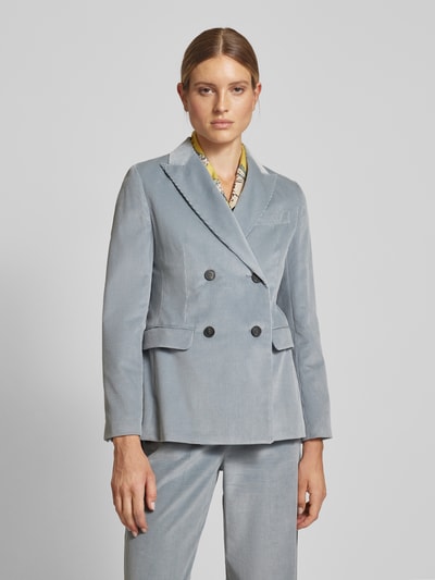 Weekend Max Mara Blazer met reverskraag, model 'KATANGA' Lichtblauw - 4