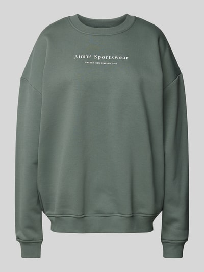 AIMN Sweatshirt mit überschnittenen Schultern Schilf 1