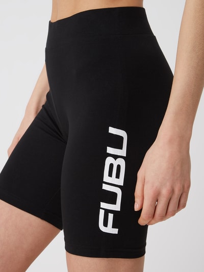 FUBU Radlerhose mit Logo-Print  Black 3