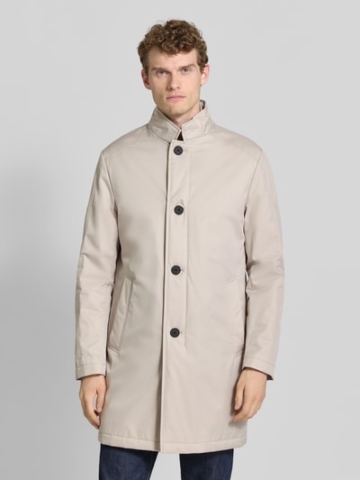 Roy Robson Płaszcz nylonowy ze stójką i wpuszczanymi kieszeniami Beżowy 4
