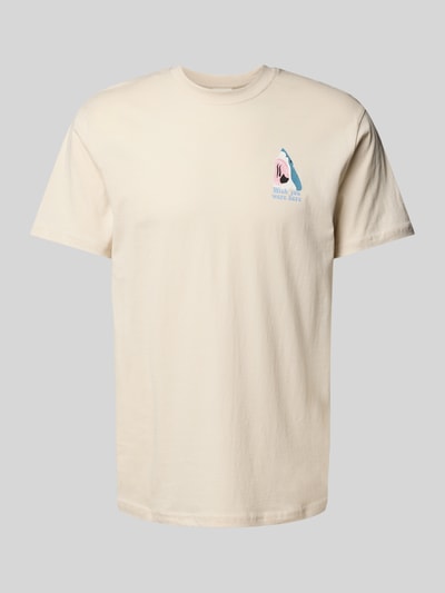 Dedicated T-Shirt mit Rundhalsausschnitt Modell 'Wish' Beige 2