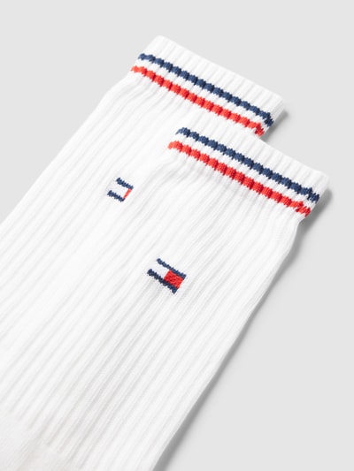 Tommy Jeans Socken mit Label- und Logo-Print Modell 'Iconic' im 2er-Pack Weiss 2