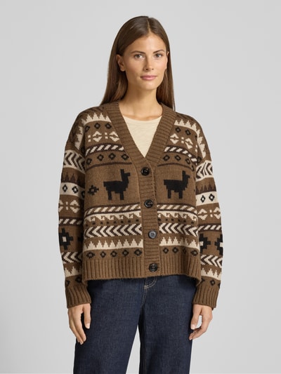 Weekend Max Mara Loose fit gebreid jack met alpacawol Camel - 4