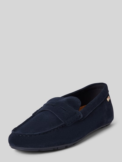 Tommy Hilfiger Slipper aus Wildleder Dunkelblau 1