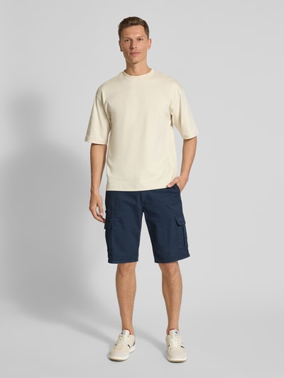 bugatti Regular Fit Cargobermudas mit Eingrifftaschen Marine 1