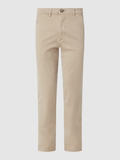 SELECTED HOMME Slim Fit Chino in unifarbenem Design Modell 'NEW Miles' Beige 1