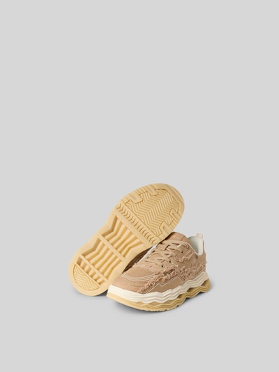 Iro Plateausneakers met siergarnering Zand - 5