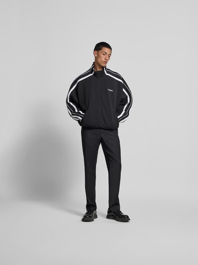 VETEMENTS Regular Fit Jacke mit Logo-Stitching Black 1