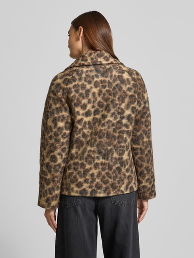 MORE & MORE Regular Fit Jacke aus Woll-Mix mit Reverskragen Camel 5